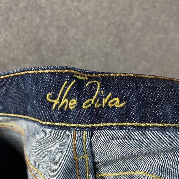 Old Navy Jeans Women's Size 2 Short The Diva Denim Cotton Blend - Picture 8 of 9